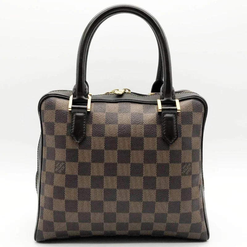 Louis Vuitton bags with a zip - around closure for enhanced securityLOUIS VUITTON Brera Damier Tote Bag Handbag Brown PVC Women's Men's Fashion N51150