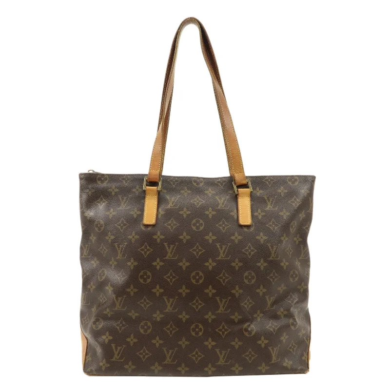 Louis Vuitton Monogram Cabas Mezzo Tote Bag Brown M51151