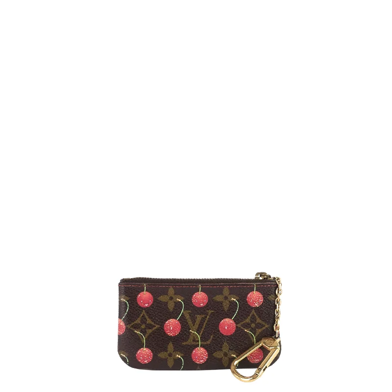 Small - sized Louis Vuitton Pochette Metis bags for a compact carryCerises Monogram Canvas Key Pouch