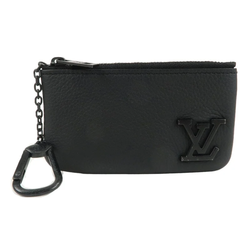 Louis Vuitton Aerogram Pochette Cles Coin Case Noir M81031