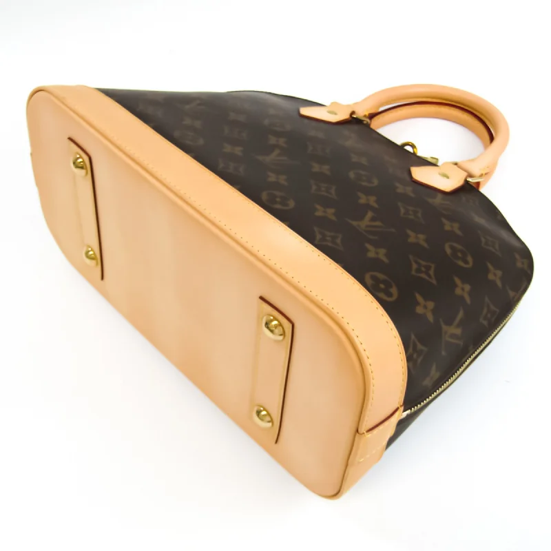 Ladies Louis Vuitton Petite Malle bags in a pastel color for a soft lookLouis Vuitton Brown Canvas Alma handbag bag