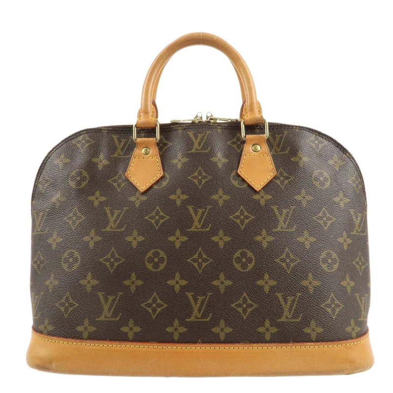 Louis Vuitton Monogram Alma Hand Bag Brown M51130