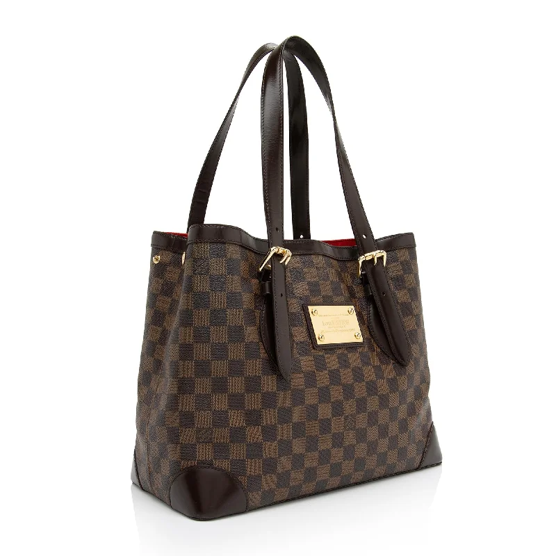 Louis Vuitton Damier Ebene Hampstead MM Tote (GFgtJB)