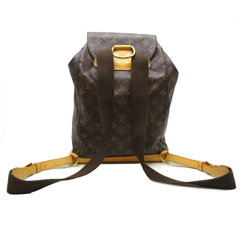 Louis Vuitton Brown Canvas Montsouris backpack bag