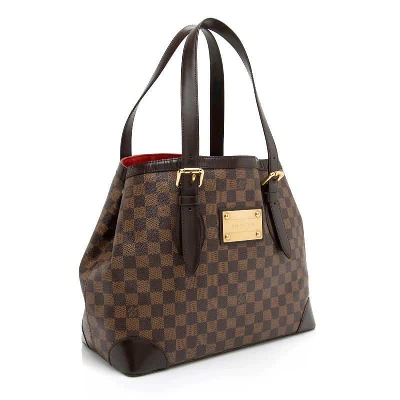 Louis Vuitton Damier Ebene Hampstead MM Tote (23553)