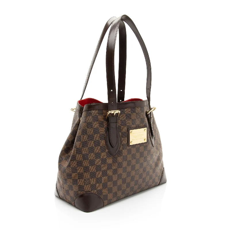 Louis Vuitton Damier Ebene Hampstead MM Tote (beZ8jV)