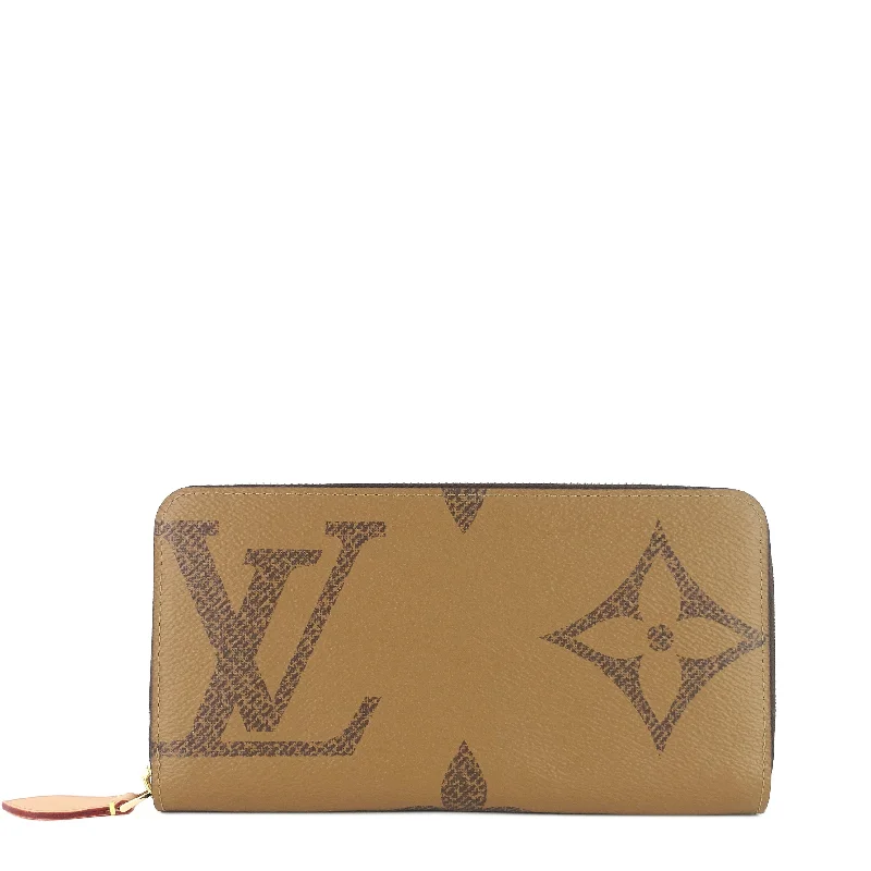 Zippy Giant Reverse Monogram Canvas Wallet