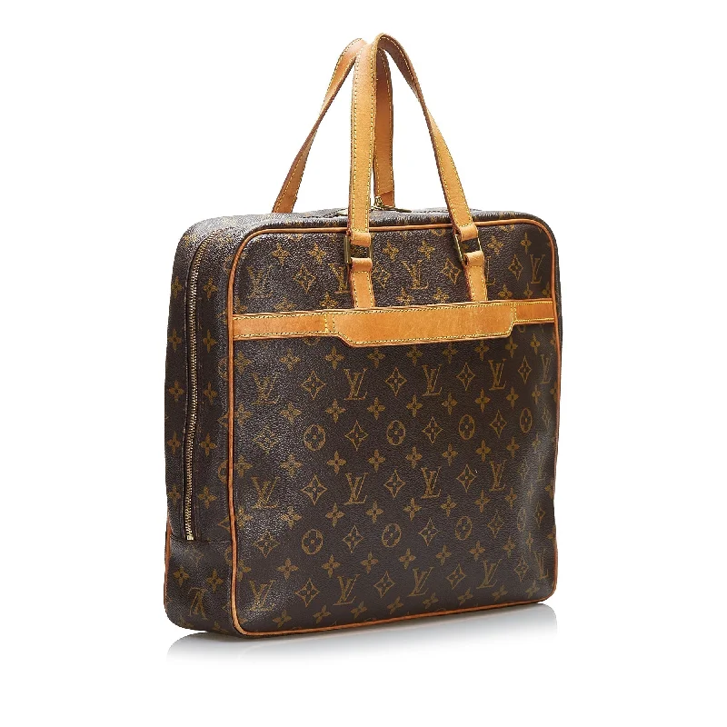 Louis Vuitton bags with a front - zip pocket for small items like keysLouis Vuitton Porte-Documents Pegase Monogram Canvas