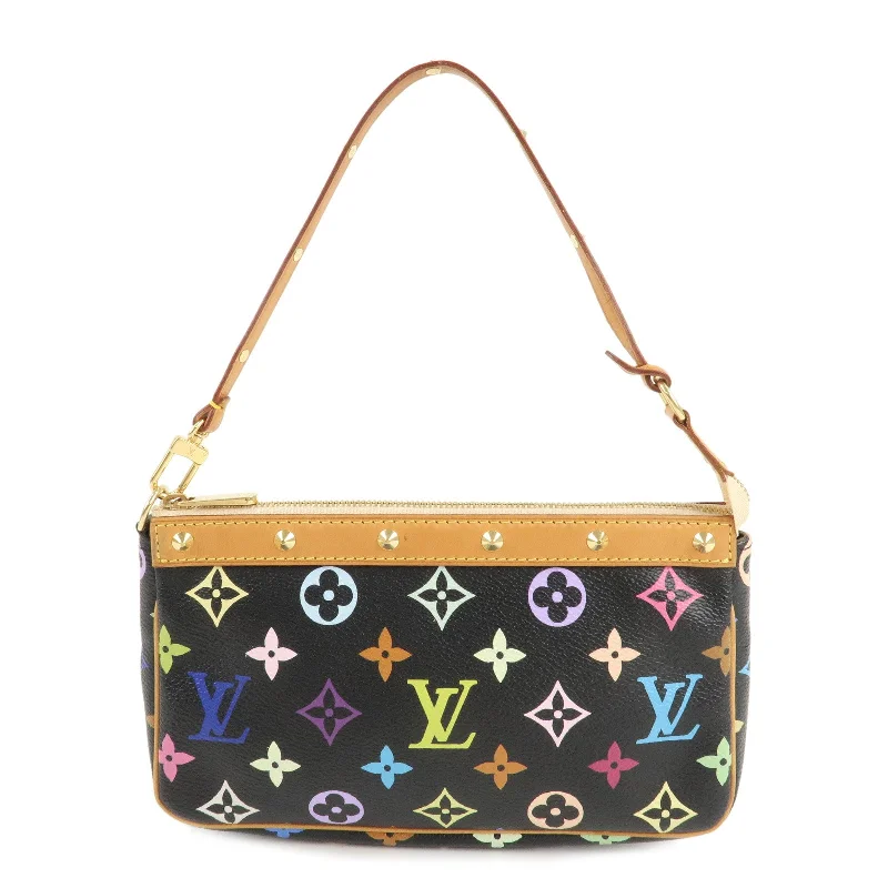 Louis Vuitton Capucines bags with smooth calfskin leather for luxuryLouis Vuitton Monogram Multi Color Pochette Accessoires M92648