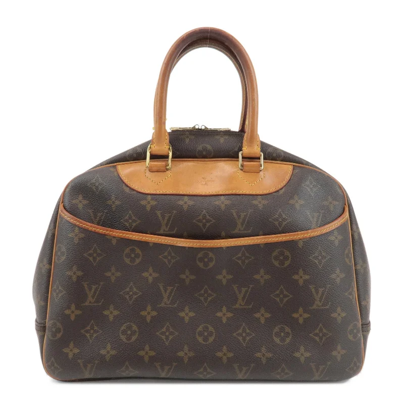 Louis Vuitton Monogram Deauville Hand Bag Brown M47270