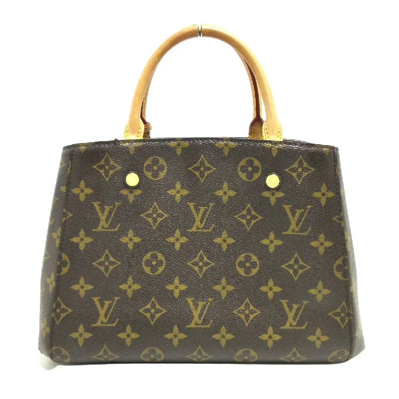 Louis Vuitton Brown Canvas Montaigne handbag bag