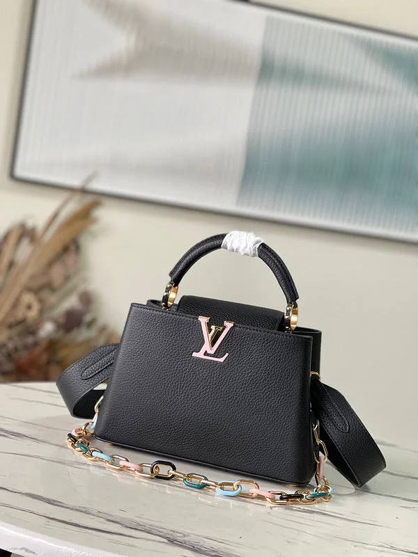 Ladies Louis Vuitton Capucines bags with a detachable shoulder strapBC - LOUIS VUITTON BAGS - 4200