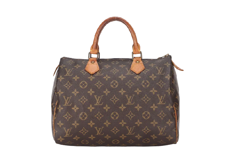 Louis Vuitton Alma bags featuring the signature top - handle designLOUIS VUITTON SPEEDY 30 (M41526) MONOGRAM CANVAS GOLD HARDWARE, NO DUST COVER