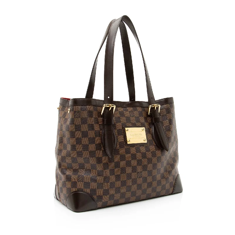 Louis Vuitton Damier Ebene Hampstead MM Tote (23091)