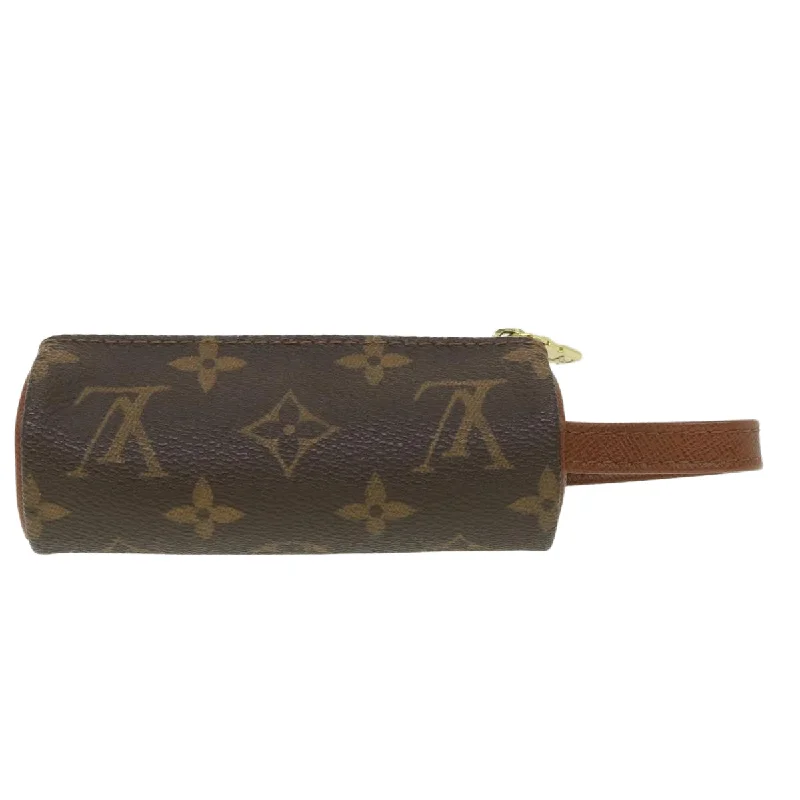 Louis Vuitton Alma bags featuring the signature top - handle designLouis Vuitton Brown Canvas  clutch bag