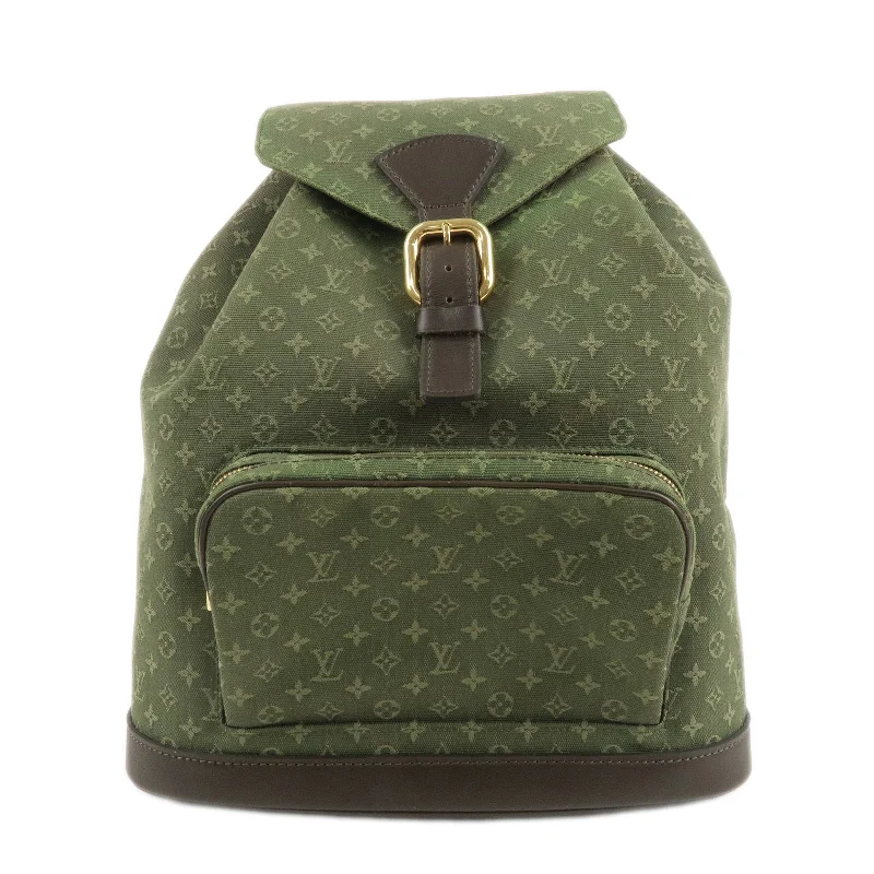 Louis Vuitton Monogram Mini Montsouris GM Backpack Khaki M92456