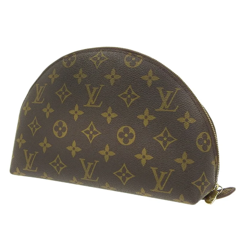 Louis Vuitton Brown Canvas Trousse de Toilette clutch bag