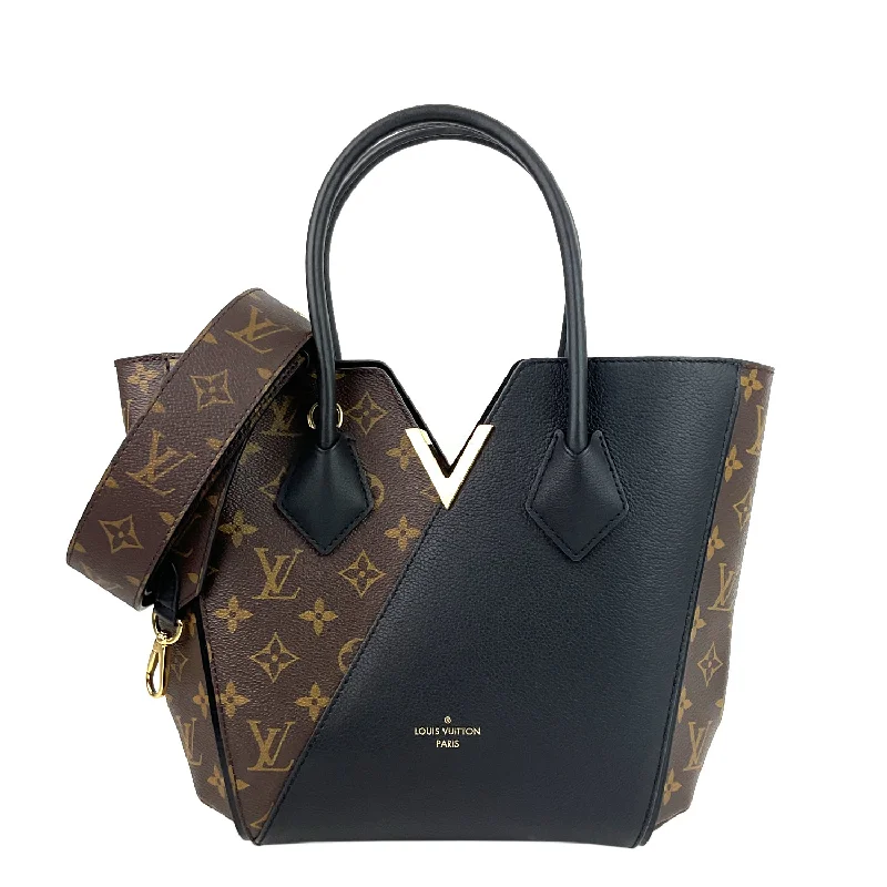 Louis Vuitton crossbody bags with a woven leather strap for textureKimono PM Monogram Canvas and Calfskin Leather Bag