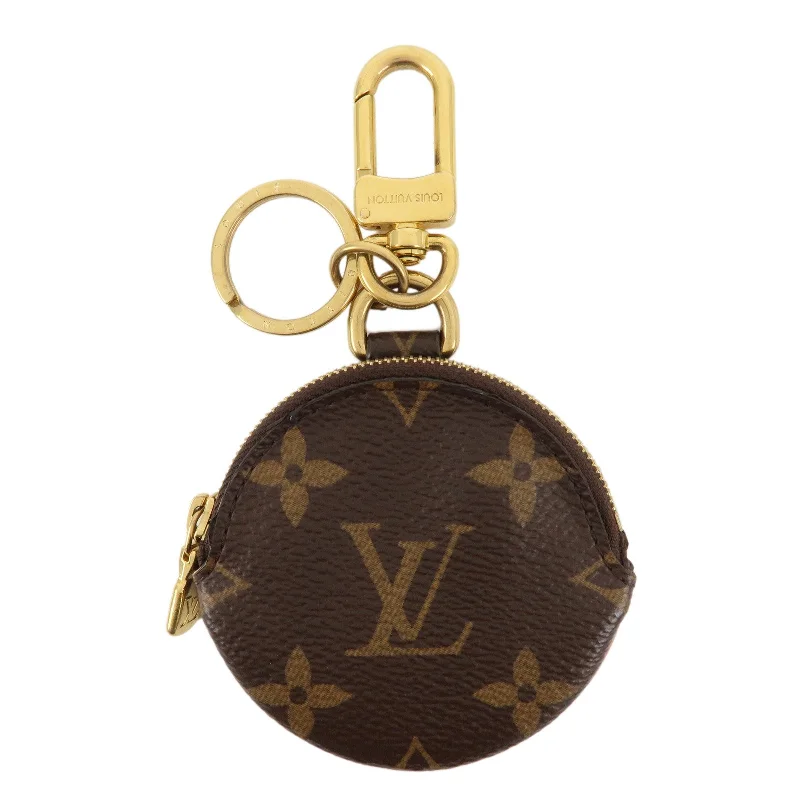 Louis Vuitton handbags with a patent - leather finish for a shiny lookLouis Vuitton Monogram Lanyard Multi Pochette Brown M69556