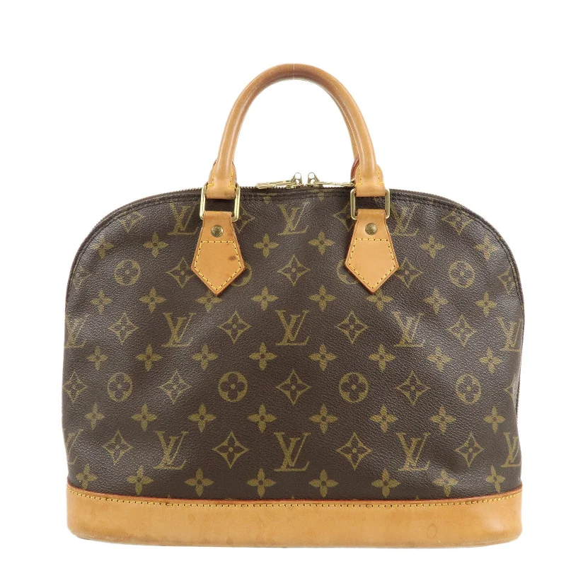 Louis Vuitton Monogram Alma Hand Bag Brown M51130