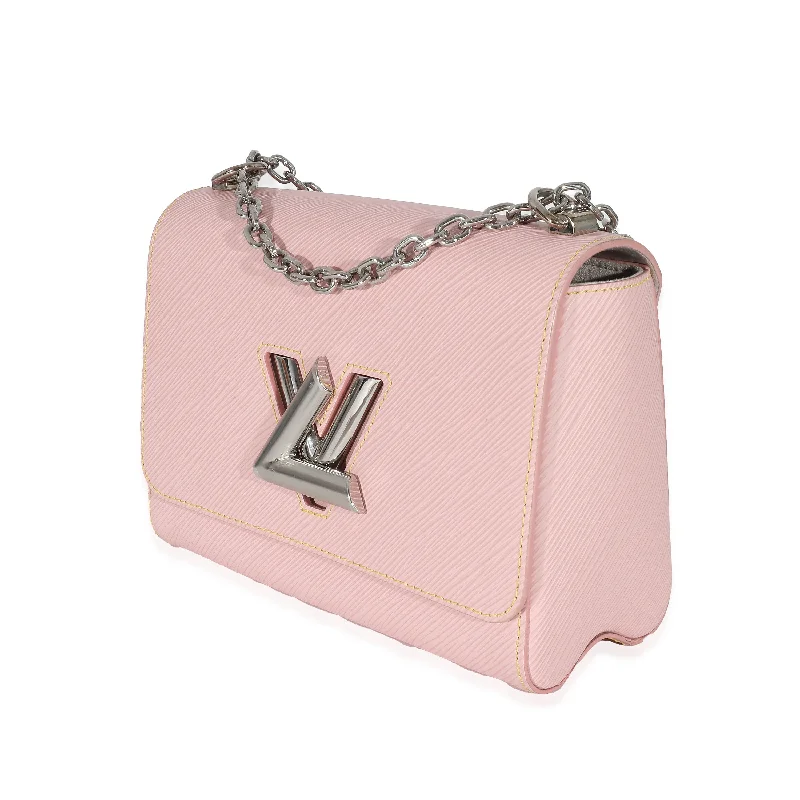 Louis Vuitton Twist bags with a crystal - embellished LV - turnlockLouis Vuitton Rose Ballerine Epi Twist MM