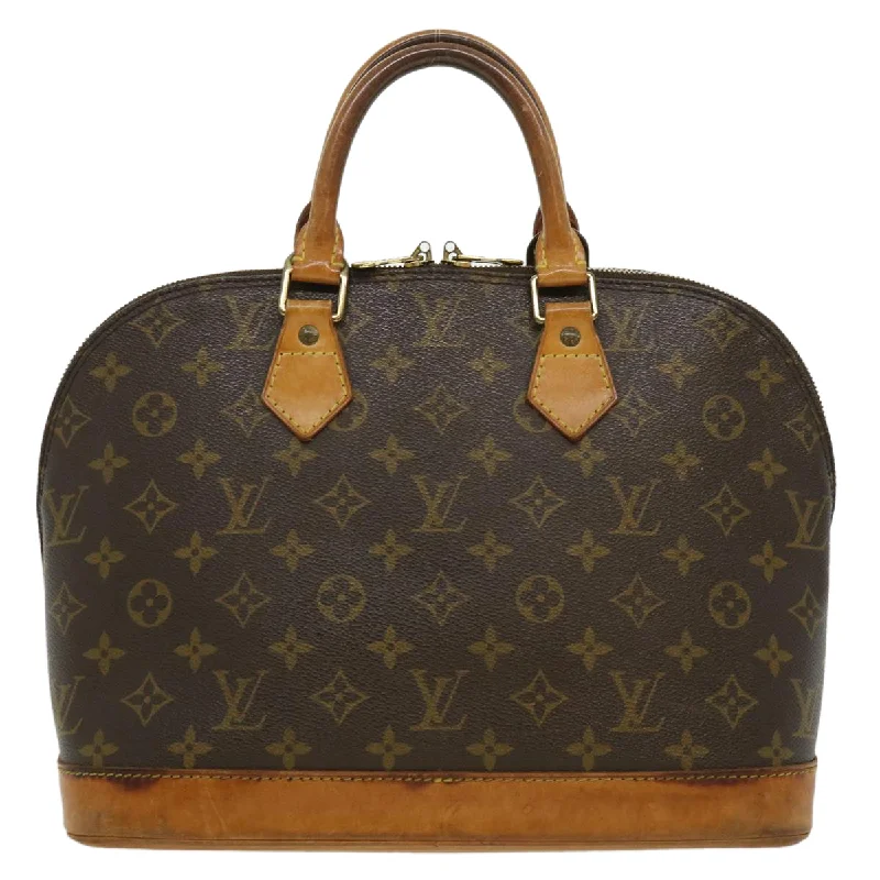 Ladies Louis Vuitton Capucines bags with gold - toned hardwareLouis Vuitton Brown Canvas Alma handbag bag