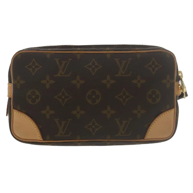 Louis Vuitton Brown Canvas Marly Dragonne clutch bag