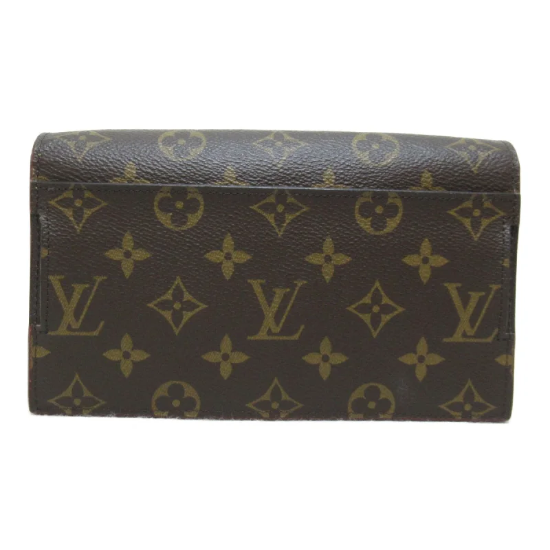 Louis Vuitton bags with a front - zip pocket for small items like keysLouis Vuitton S lock belt pouch GM waist bag Brown Monogram PVC coated canvas M68550