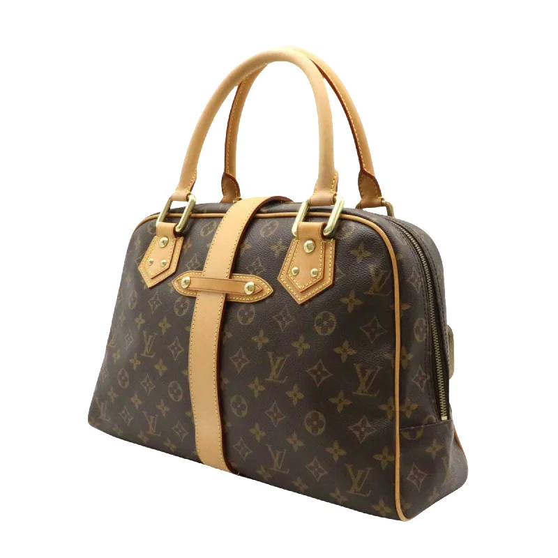 Louis Vuitton Brown Canvas Manhattan handbag bag