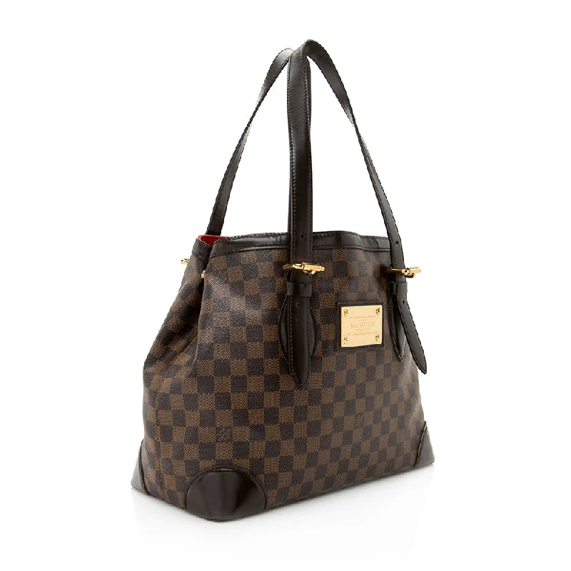 Louis Vuitton Damier Ebene Hampstead MM Tote (21116)