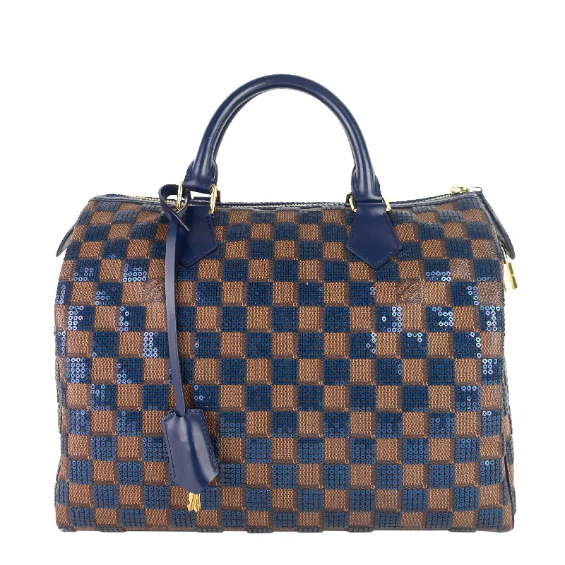 Speedy 30 Damier Paillettes Canvas Bag