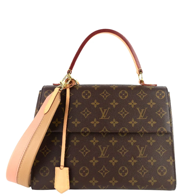 Louis Vuitton Petite Malle bags with a hard - shell structure for uniquenessCluny MM Monogram Canvas Bag