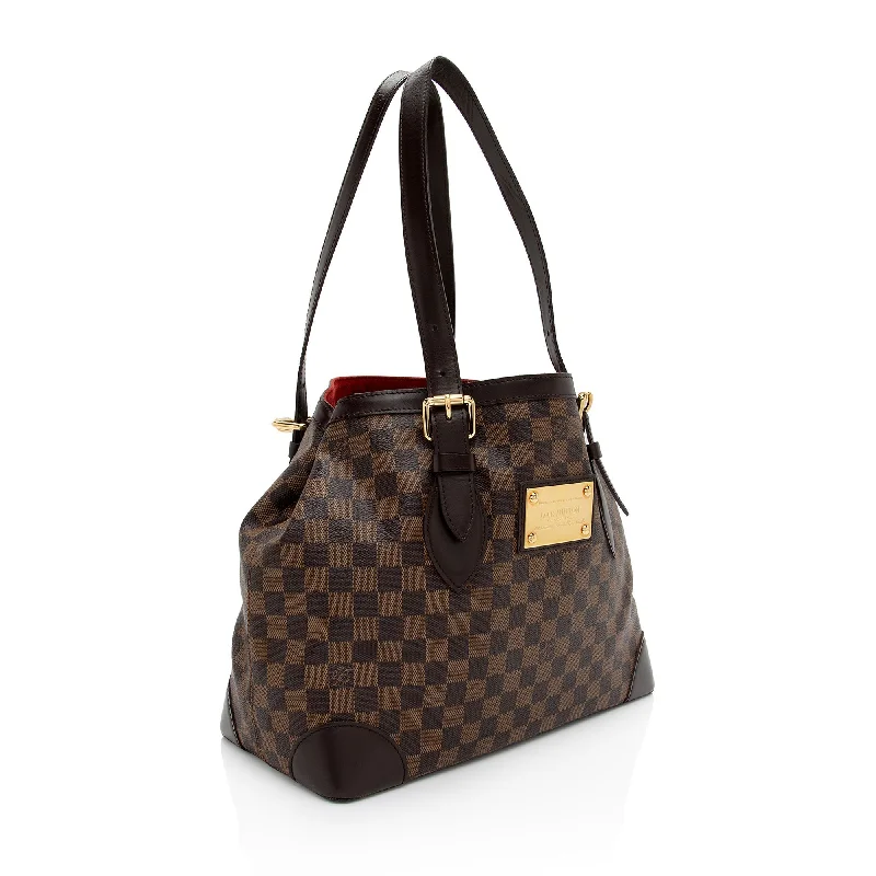 Louis Vuitton Damier Ebene Hampstead MM Tote (tcbGam)