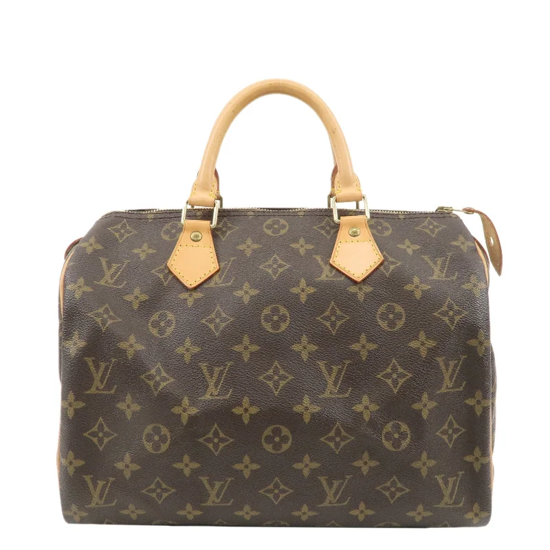 Louis Vuitton tote bags with a double - handle and shoulder - strap optionLouis Vuitton Monogram Speedy 30 Hand Bag Boston Bag M41108