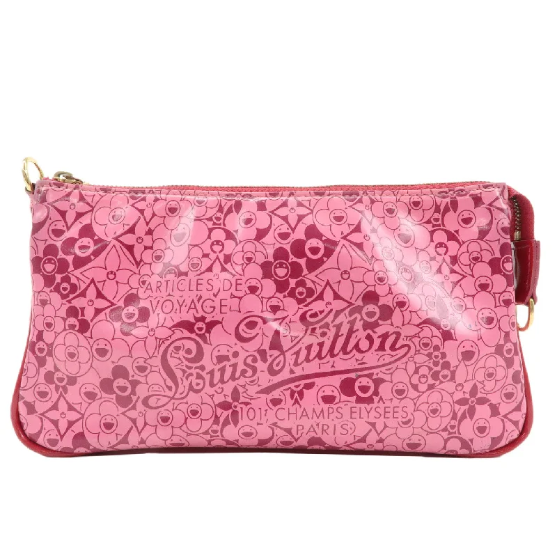 Louis Vuitton Twist bags with a crystal - embellished LV - turnlockLouis Vuitton Cosmic Blossom Accessoires Pouch Rose M93166