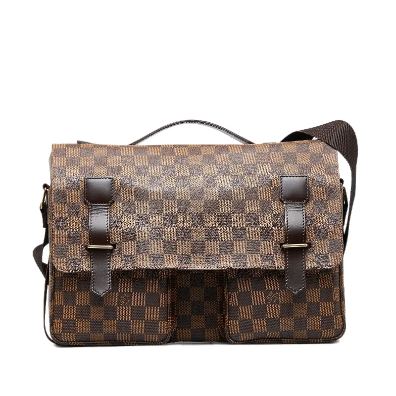 Louis Vuitton crossbody bags with adjustable shoulder straps for comfortLouis Vuitton Broadway Damier Ebene Canvas