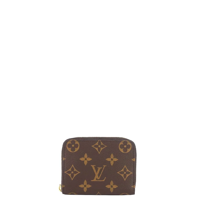 Louis Vuitton crossbody bags with adjustable shoulder straps for comfortZipped Coin Monogram Canvas Wallet