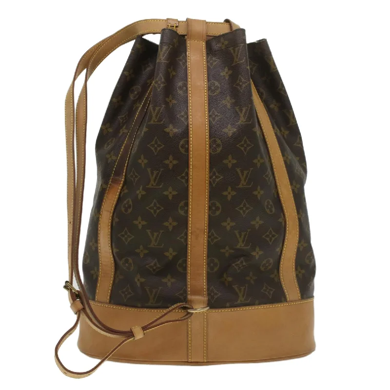 Louis Vuitton Brown Canvas Randonnee shoulder bag