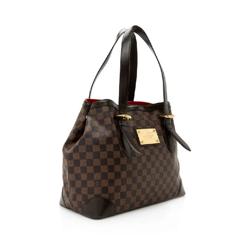 Louis Vuitton Damier Ebene Hampstead MM Tote (21117)