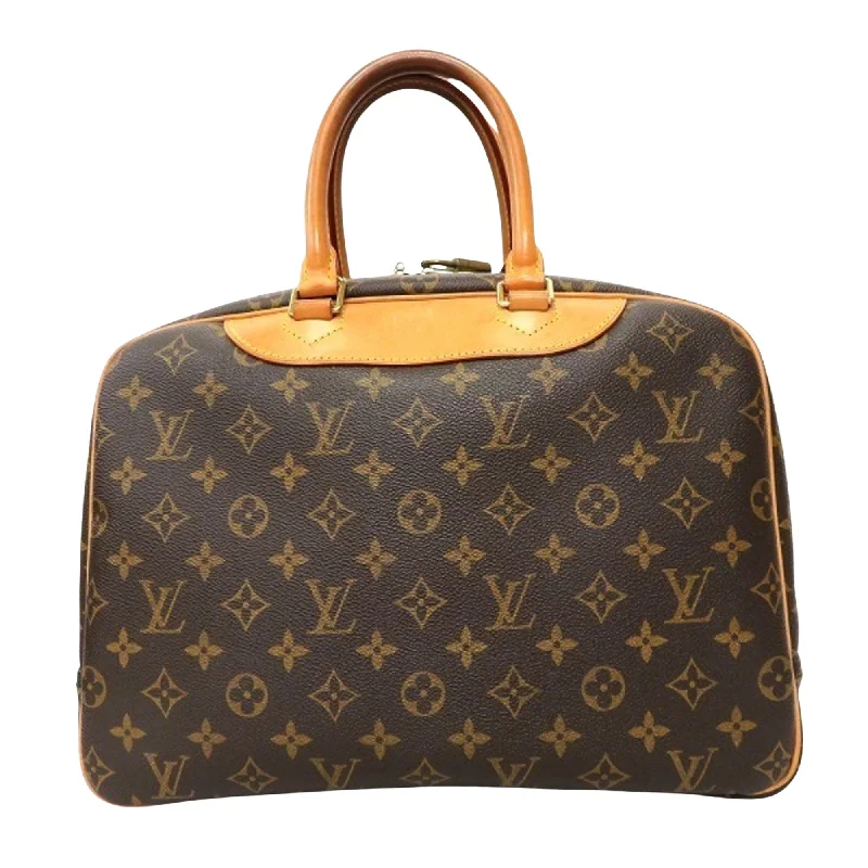 Louis Vuitton Twist bags with a crystal - embellished LV - turnlockLouis Vuitton Brown Canvas Deauville handbag bag