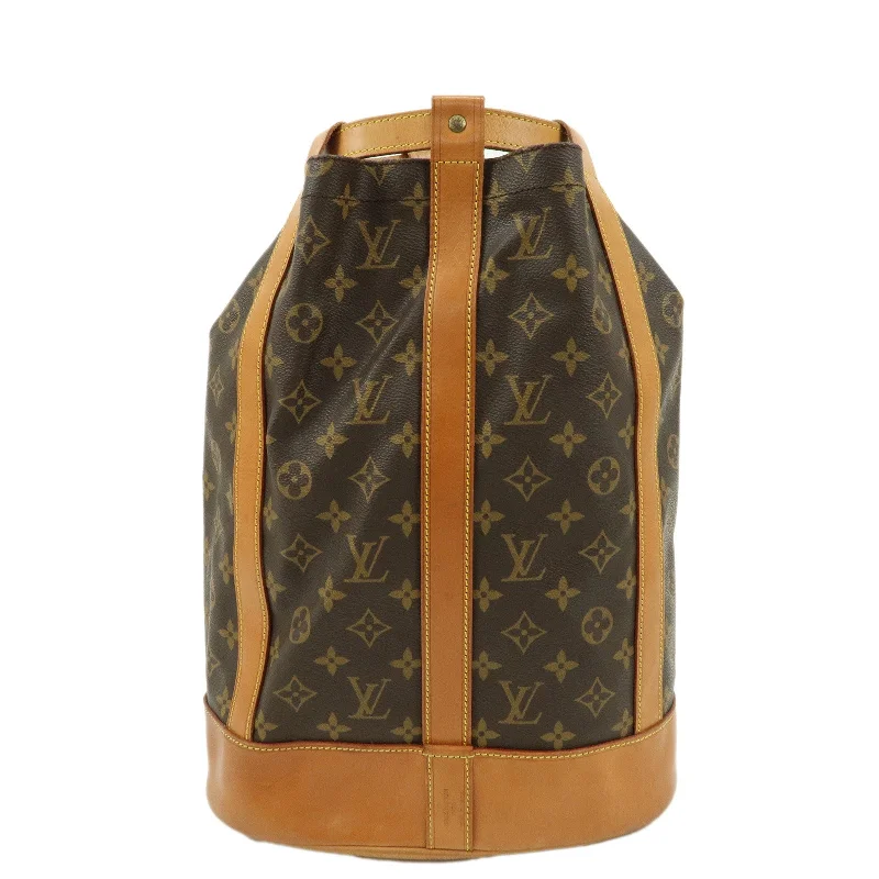 Louis Vuitton Monogram Randonnee PM Laundry Bag Brown M42243