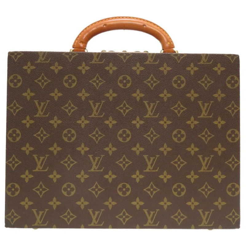 Medium - sized Louis Vuitton tote bags for work and shoppingLouis Vuitton Brown Canvas boite  bijoux briefcase bag