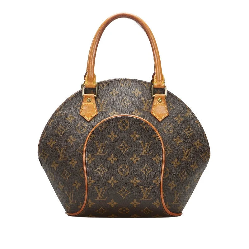 Louis Vuitton Petite Malle bags with a hard - shell structure for uniquenessLouis Vuitton Brown Canvas Ellipse handbag bag