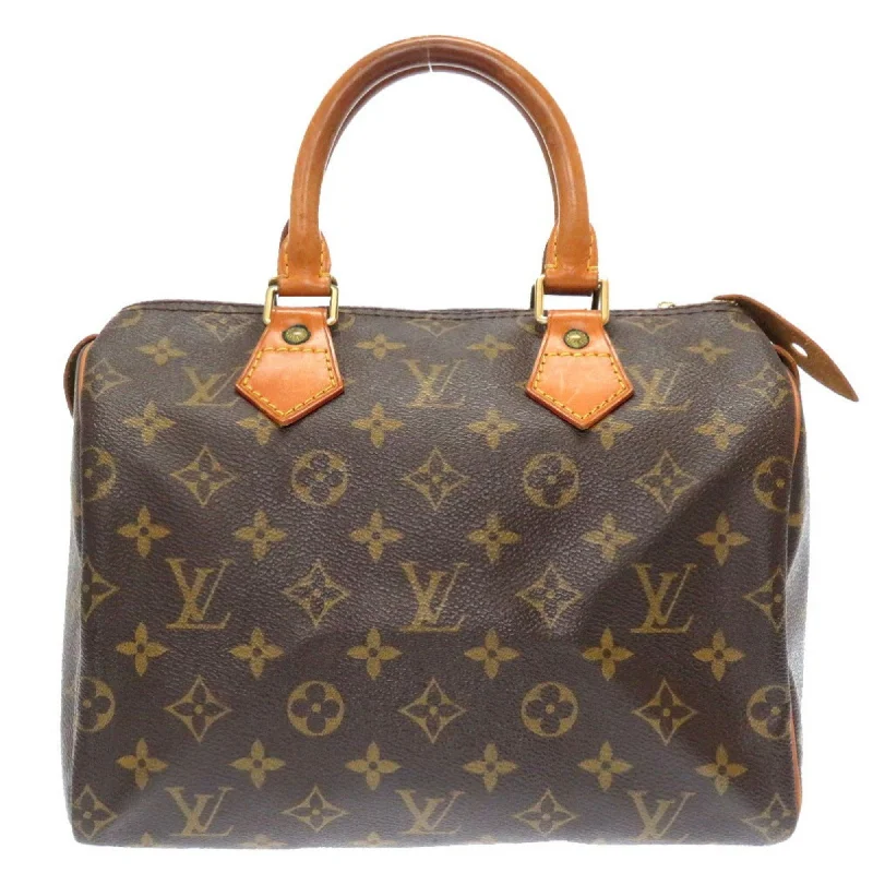 Louis Vuitton Brown Canvas Speedy 25 handbag bag