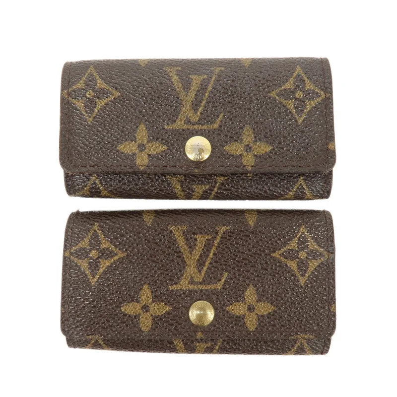 Louis Vuitton Monogram Set of 2 Multicles 4 Key Case M62631