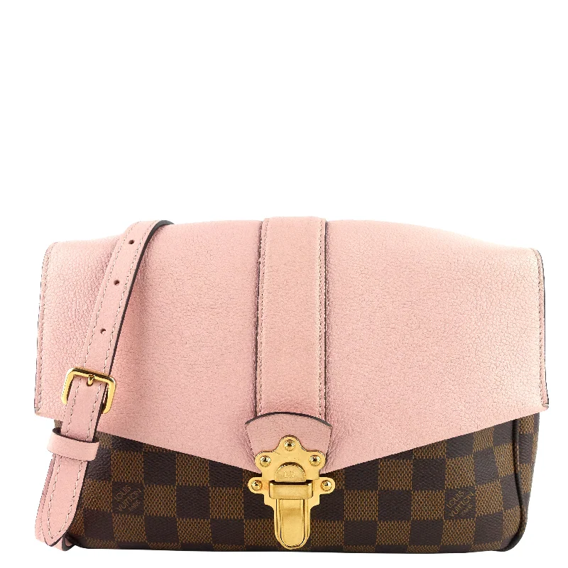 Louis Vuitton bags with a front - flap pocket for quick - access itemsClapton PM Damier Ebene Canvas Bag