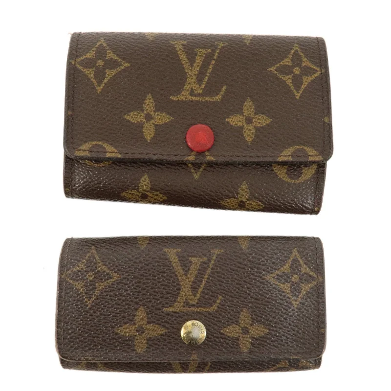 Louis Vuitton Monogram Multicles Set of 2 Key Case M62631 M60701