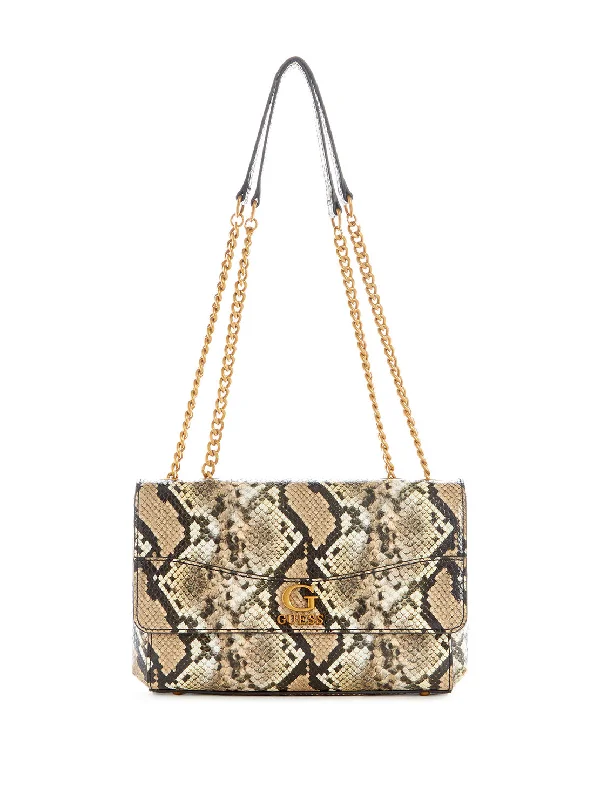 Natural Python Nell Crossbody Bag