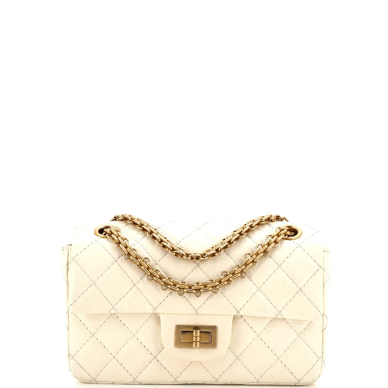 Reissue 2.55 Flap Bag Quilted Aged Calfskin Mini