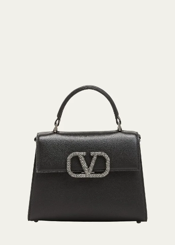 VSLING Small Leather Top-Handle Bag